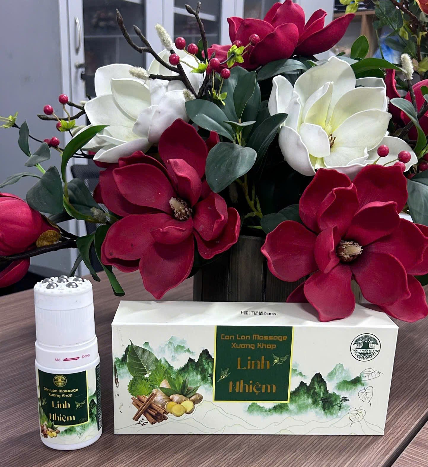                             Hình ảnh sản phẩm con lăn massage xương khớp 